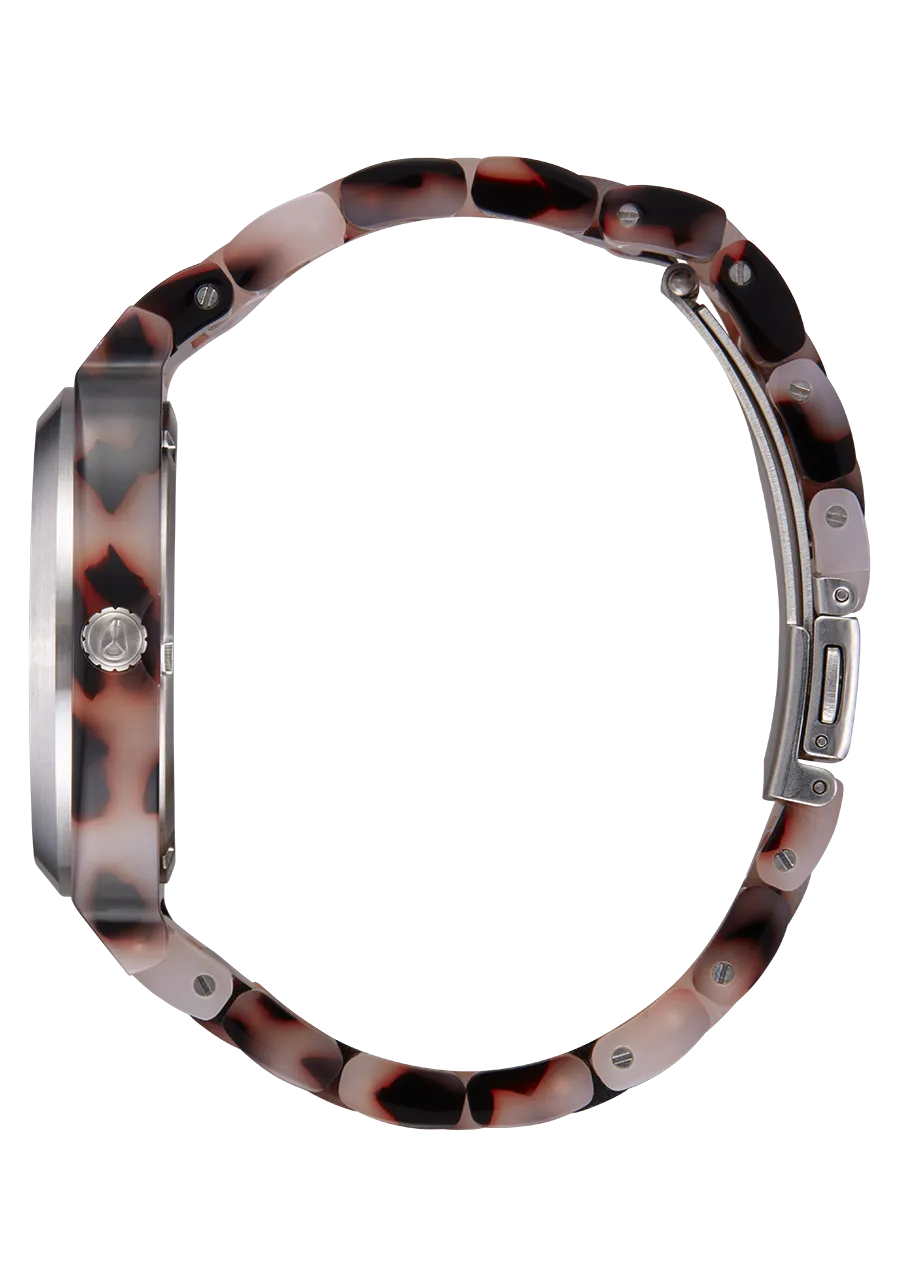 Time Teller Acetate - Pink Tortoise/ Mother of Pearl