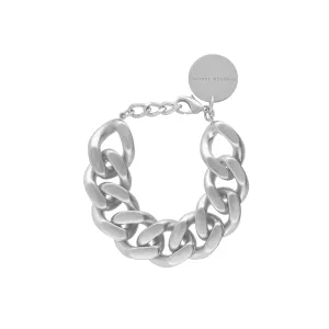 Vanessa Baroni Flat Chain Silver Vintage Bracelet