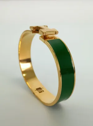 Verdant Elegance Cuff Bracelet