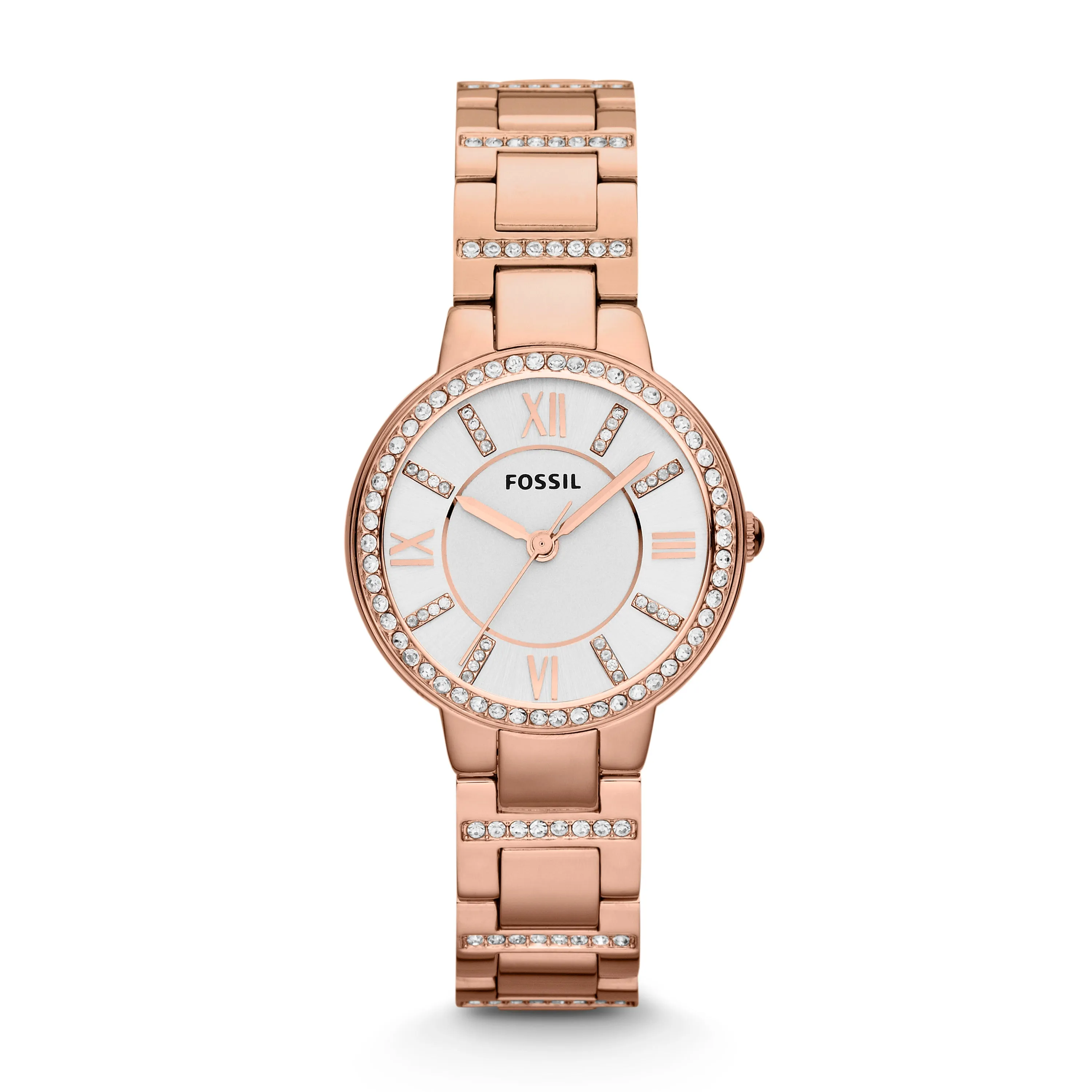 Virginia Rose-Tone Stainless Steel Watch