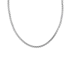 Wesley Silver Round Box Chain